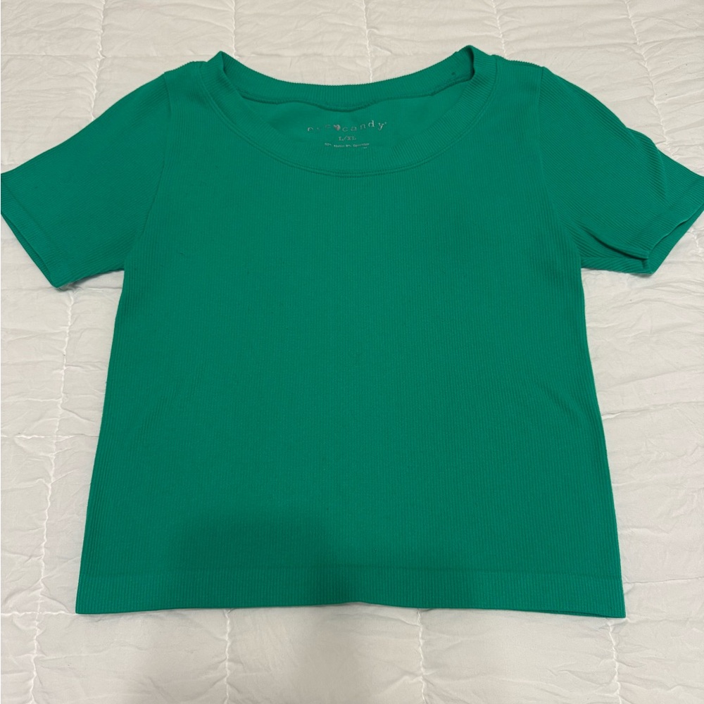 Eye Candy Green Short Sleeve Tee